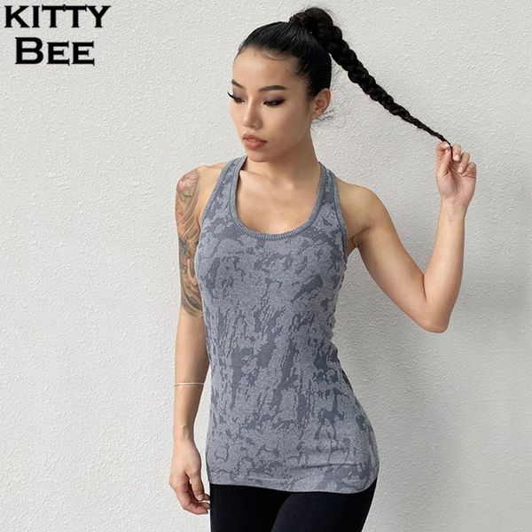 

camo sport yoga fitness women gym clothing sleeveless sport shirt women workout for gym vest running yoga shirt, White;red