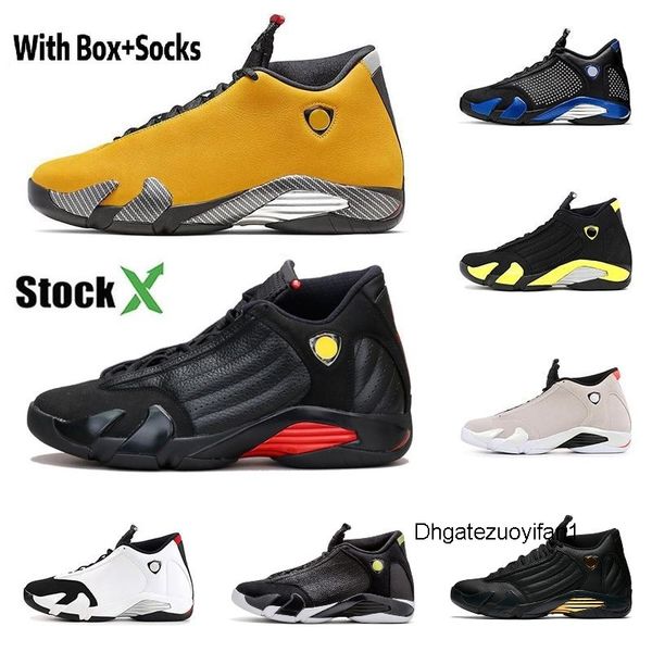 

stock x 14s 14 men basketball shoes reverse ferrar white purple bred black toe thunder dmp jumpman designer retre sneakers