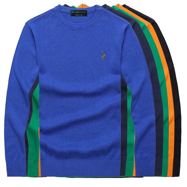 

autumn mens sweaters 100% cotton gray color knitted brand clothing man's knitwear pullovers knitting plus size, White;black