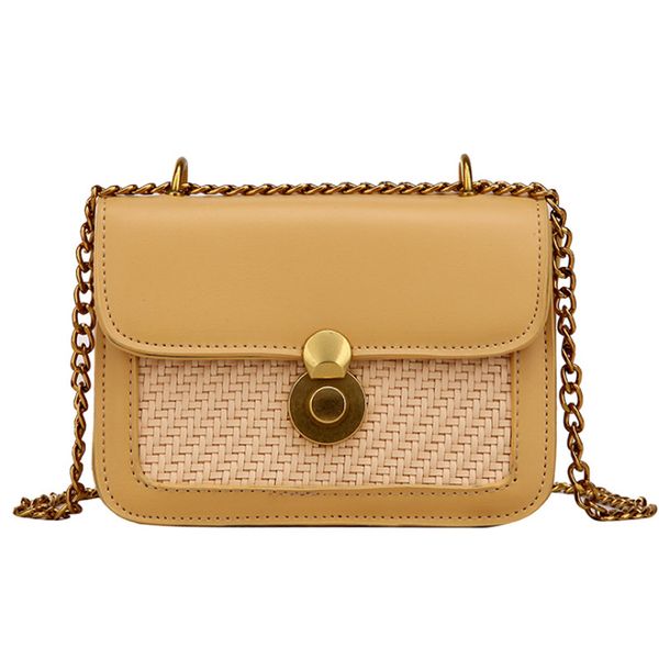 

new wave korean version of the texture messenger bag chain fashion small square bag