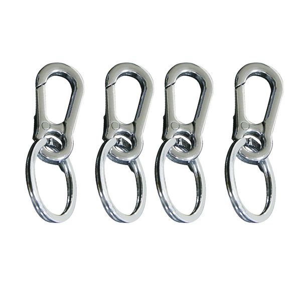 

4pcs keyrings vintage pendant keychain for bag car purse gift, Silver