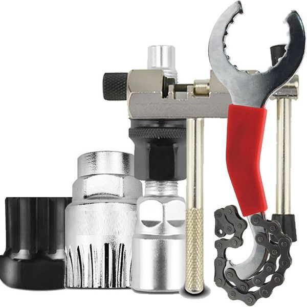 

mountain bike bicycle repair tool kits chain remover/ holder remover/ heel crank remover puller bike tool set