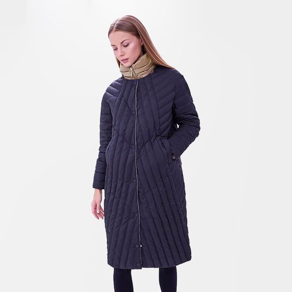 

2019 new quilted spring autum women's parka windproof thin women coat long plus size warm cotton jackets brand, Black