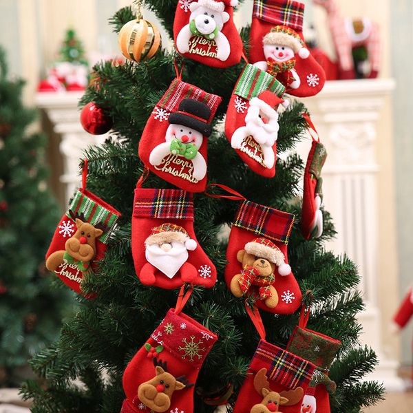 

christmas xmas tree hanging tree party decor сант чулки носок подарок конфета сумка