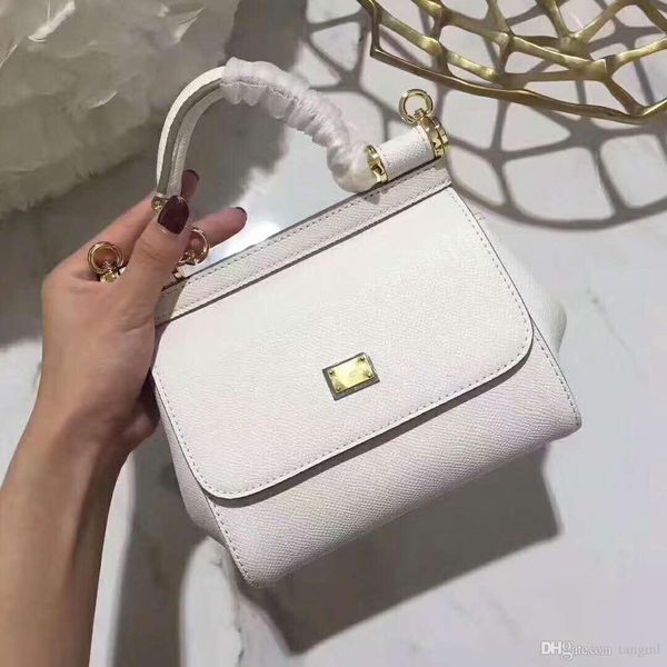 

mini size 16cm& 20cm women handbag classic ol moden combine fashion special cow genuine leather palmprint handbag good quality