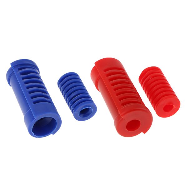 

blue + red motorcycle gear shift lever shift footrest pedal rubber boot