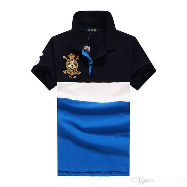 

mens designer polo shirt t shirts new fashion snake bee floral embroidery mens polos high street fashion stripe print polo t-shirt p21, White;black