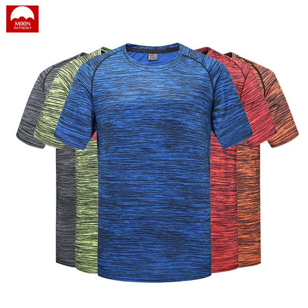 

quick drying t-shirt man woman short sleeve couple breathable round neck summer outdoor sport fashioncasual multicolor ncx-082, White;black