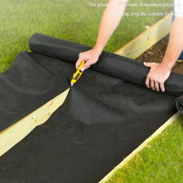 

weeding control film extirpate mat pe plastic film greenhouse orchard grass cloth cover uv resistant durable garden mat