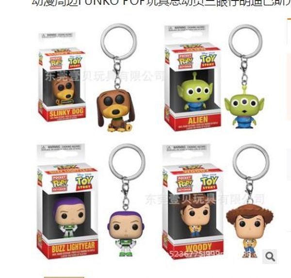 

lowprice funko pocket pop keychain - cartoon vinyl figure keyring with box toy gift good quality christmas