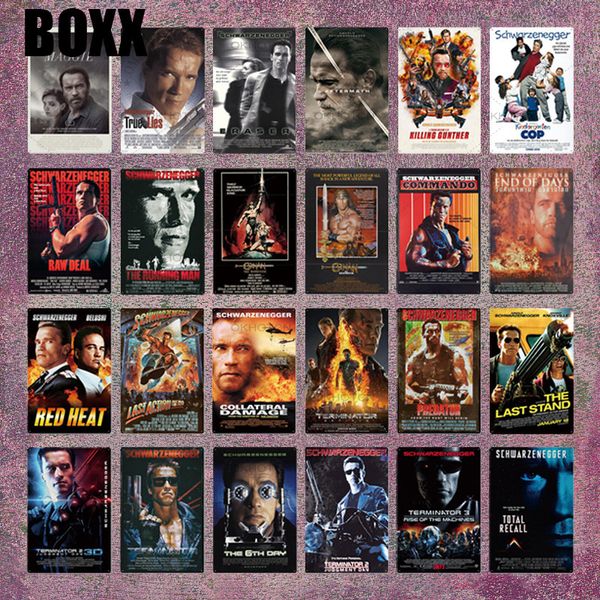 

action movie metal poster metal tin sign plaque metal vintage wall plate bar pub club wall decor retro home decor chic plate