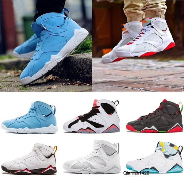 

7 men women basketball shoes raptor hares air bordeaux olympic easter eggs blue raptro charcoal retro s university blue j7 sneakers