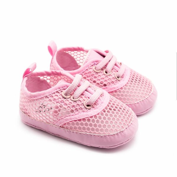 

infant toddler newborn baby girls boys shoes hollow mesh breathable infant shoes baby girls prewalker, Black;red
