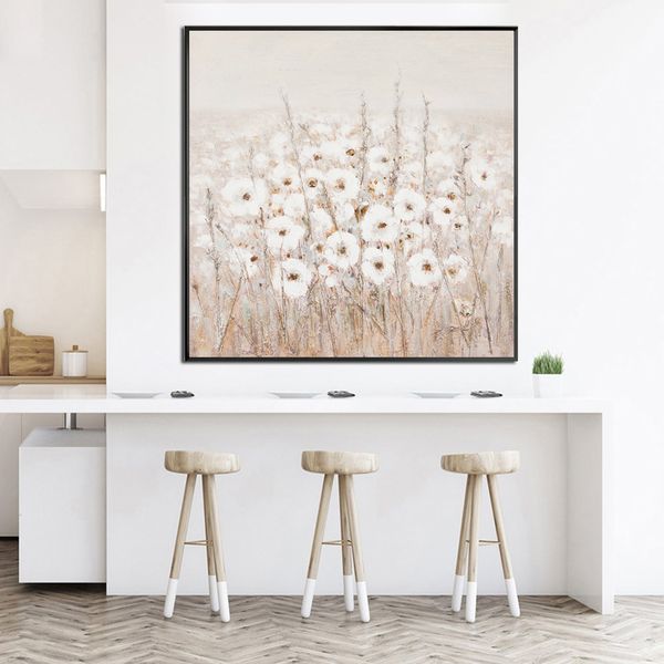

self-adhesive plant flower stickers living room background wall decoration