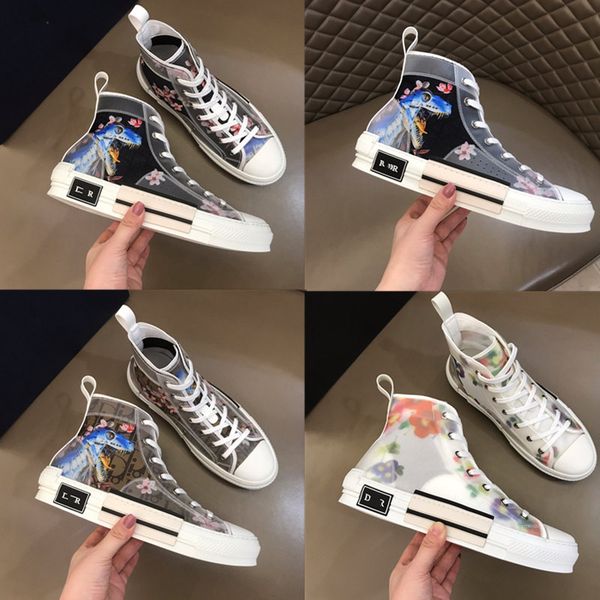 

high help canvas new famous dinosaur high help luxury shoe embroidered casual shoes mens leather sneakers designer sports shoes, Red;white