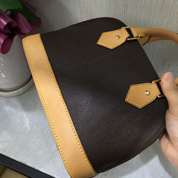 

fashion popular alma women leather handbags shoulder bags shopping tote messenger bags purse with dustbag l5110, Blue;pink