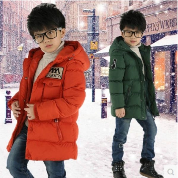 

boy winter jacket coat christmas boys coats winter kids jacket boys girls coat snowsuit school teenage, Blue;gray