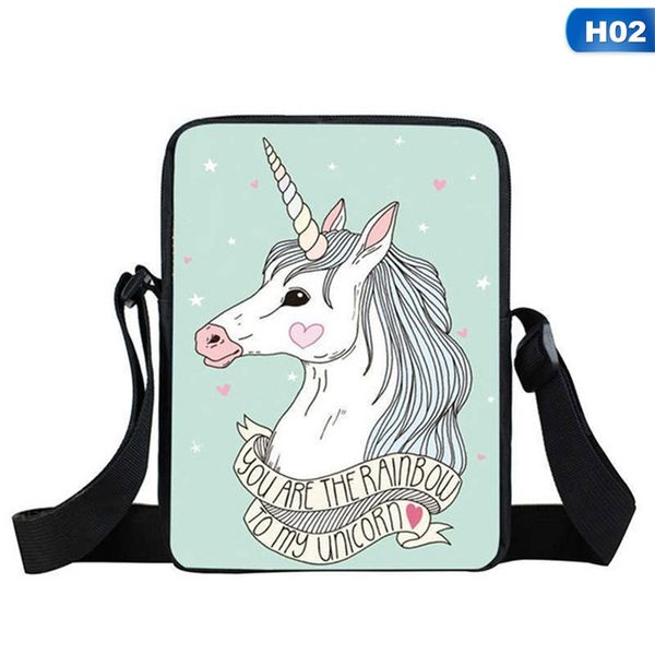 

animal colorful unicorn mini messenger bag girls bookbag boys school bags kids book bag shoulder bags gift