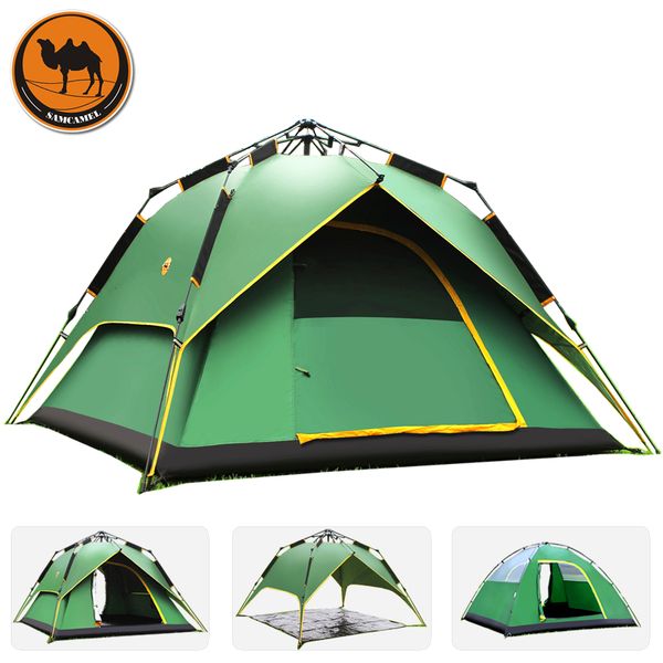 

spring outdoor camping tent 4 season 3-4 person tents professional camping tent automatic winter tents