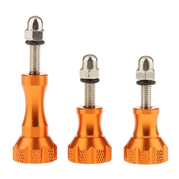 

aluminum stainless thumb knob bolt nut screw set for gopro hero3+/3/2/1-gold