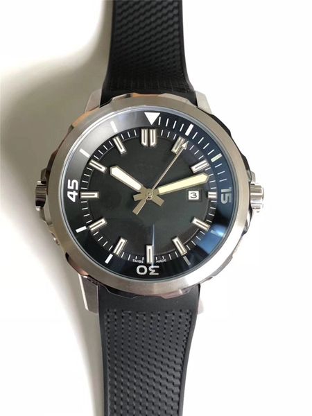 

Высокое качество роскошные часы человек спортивные часы механические автоматические часы резиновый ремешок наручные часы черный циферблат 041