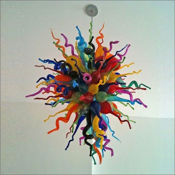 

murano glass chandeliers european style 2019 the new designed led custom made pendant lamps custom color hand blown lights