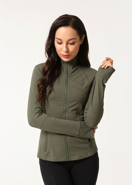 

lj women's lightweight slim sports coat with zip and pocket yoga training wear