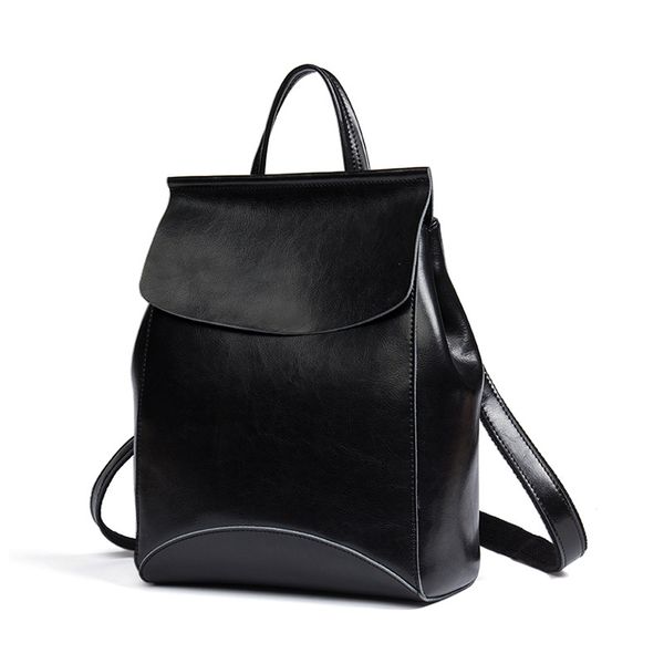 

2020 new european and american fashion wild leather backpack ladies bag multifunctional backpack