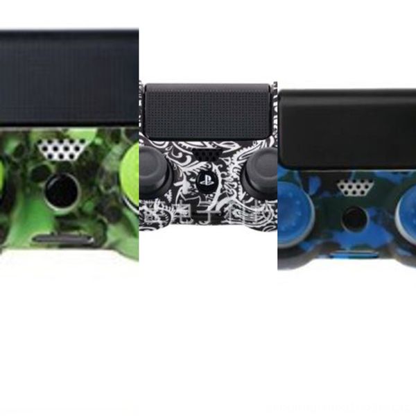 

fvswy anti slip white silicone case cover ps4 grip cap w playstation for controller l41f