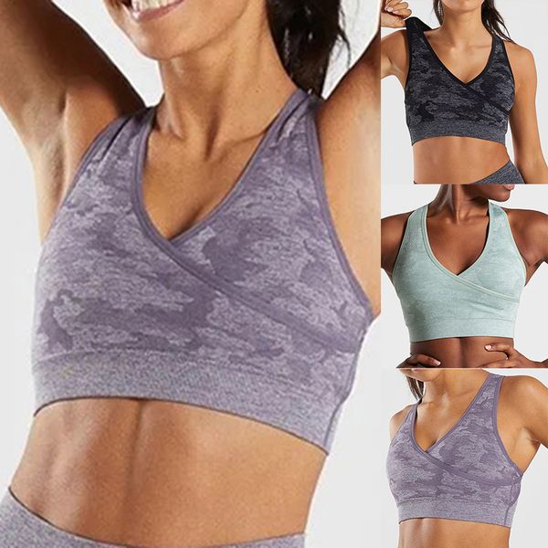 

sfit women sport bra padded yoga brassiere fitness sports tank female sport yoga bra push up seamless sports 2019, White;black