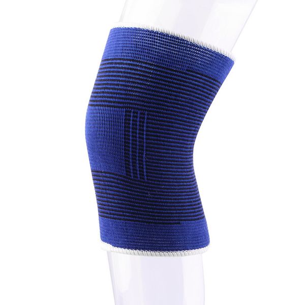

1pc soft elastic breathable support brace knee protector pad sports bandage wholesale, Black;gray