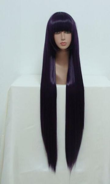 

in + + boku ss-ririchiyo shirakiin purple cosplay wig, Black;brown