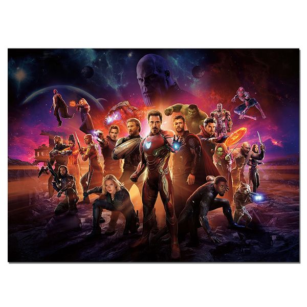

superheroes wall poster bedroom decoration silk art large size picture hero