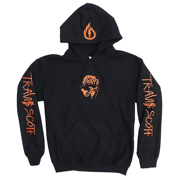 

designer scott travis astroworld print man hoodies fashion loose men sweatershirt spring active casual sport male clothes, Black