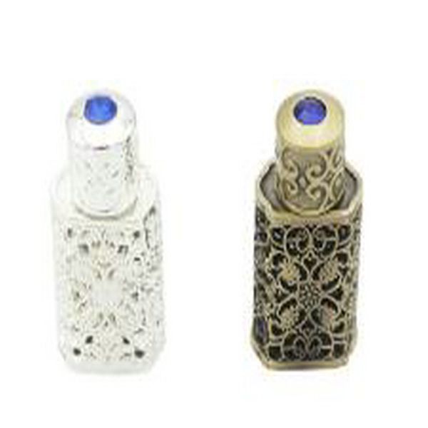 

3ml retro miniture vintage glass bottles for arab perfumeempty antique glass bottlebronze arabic perfume bottles small glass bottle fmwsu