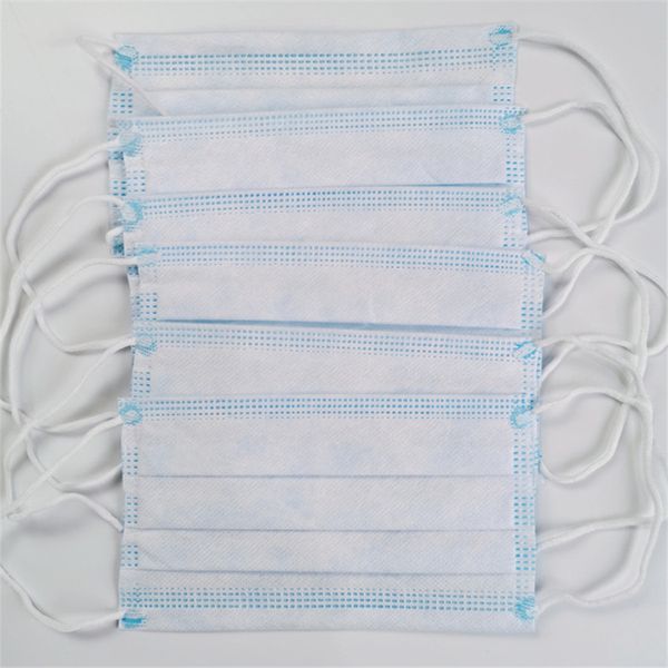 

одноразовые маски для лица 3-слойные маски антипылевые дышащие одноразовые ушные раковины рот маска для лица санитарные мужчины и женщины во