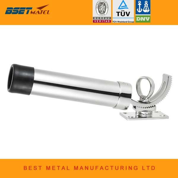 

adjustable removable deck mount stainless steel 316 fishing rod rack holder pole bracket support for boat and yacht fishing