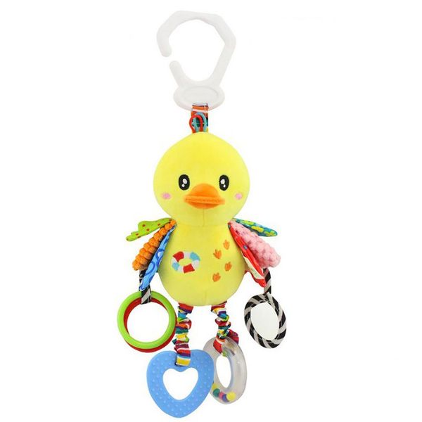 

baby rattles toys stroller hanging soft toy cute animal doll baby crib bed hanging bells toys elephant rabbit dog