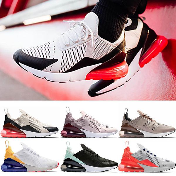 

new fashion 27c women mens running shoes air cushions firecracker neon washed coral red orbit kylie boon barely rose 270s runners sneakers, White;red