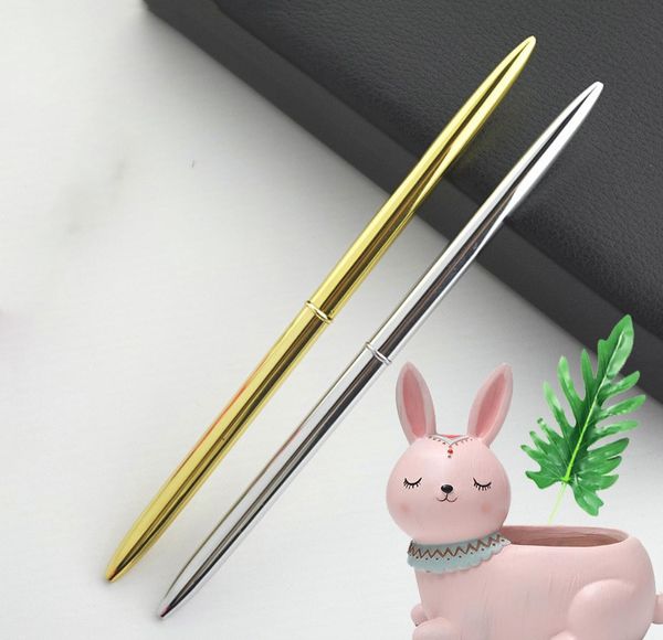 

beautiful revolving shaped metal ballpoint pen, Blue;orange