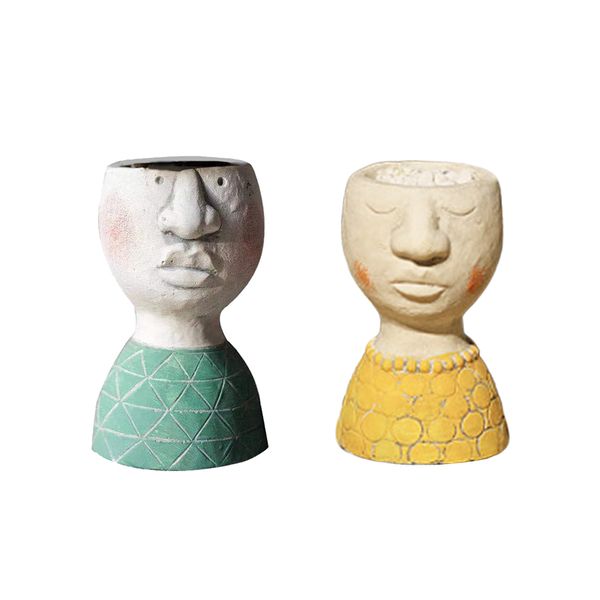 

2pcs bonsai pot succulent planter pot succulent plants for garden decoration