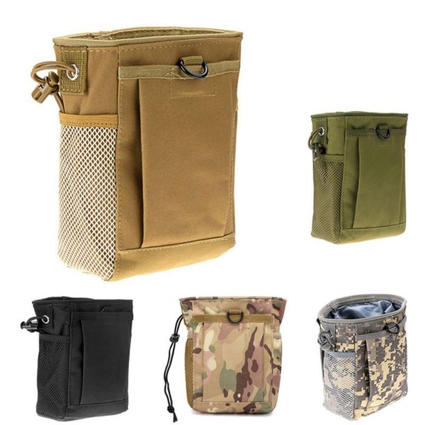 

new molle ammo pouch pack tactical gun magazine dump drop reloader pouch bag utility hunting rifle magazine