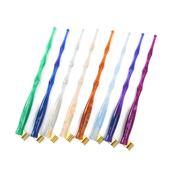 

new starry sky english oblique calligraphy scrip dip pen nib holder resin fountain