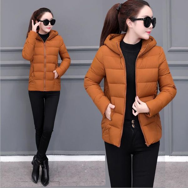 

winter coat women pakras new 2020 winter jacket women pakra short slim thickening warm hooded coats female jackets black