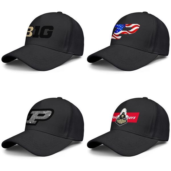 

purdue boilermakers football red logo black mens and women trucker cap cool fitted golf blank personalized trendy original hats indiana, Blue;gray