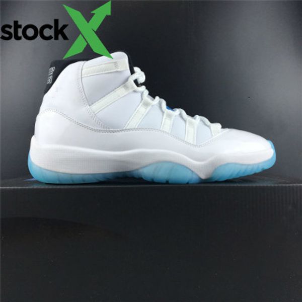 

2019 wiith box mens basketball shoe sneakers 11s prom night legend blue new release for men sports shoes us7.5-13, Black