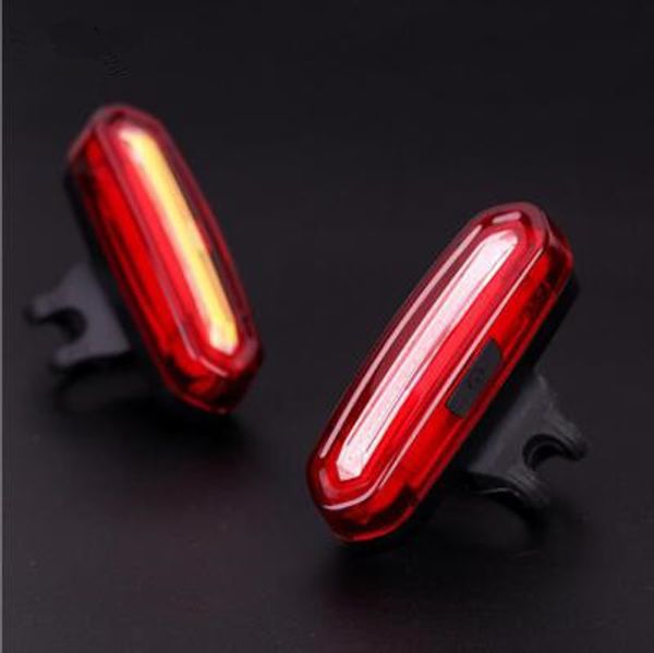 

usb rechargeable bicycle light taillights mountain bike color changing sirius taillight night riding cob warning light riding le