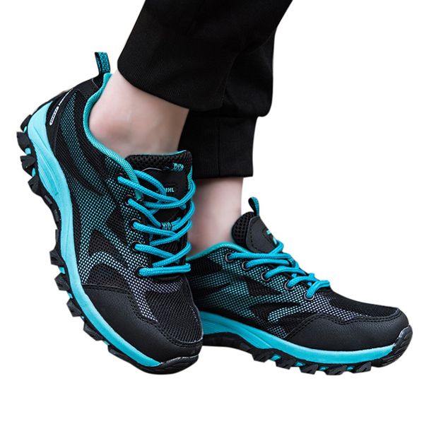 

shoes woman and men breathable mesh outdoor shoes lace-up sneakers fashion running spor ayakkabi erkek #0802