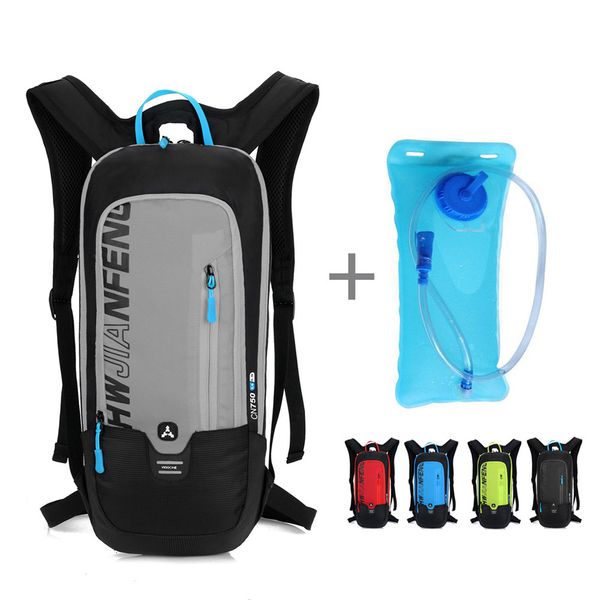 

waterproof bicycle backpack 6l men's women mtb mountain bike water bag nylon cycling hiking camping running hydration backpack mx200717