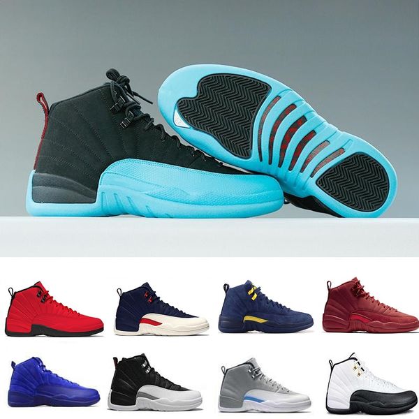 

men women basketball shoes 12 12s taxi ovo white flu game gamma blue playoffs french blue gym red milan nyc wool j12 seankers